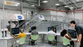 Guests experiencing ATX Drive on Mars Simulator at Kennedy Space Center Visitor Complex