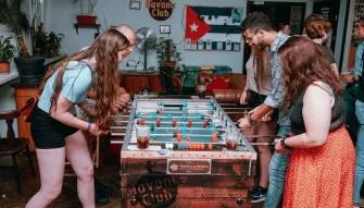 people-playing-table-football