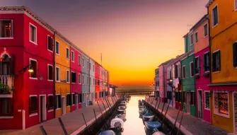 sunset-in-burano