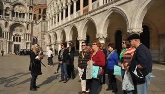 group-in-venice-square