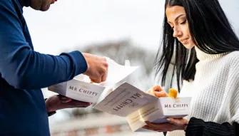 eating-boxed-meal-outside