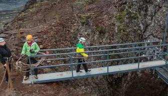 group-crossing-bridge