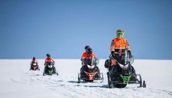 Snowmobiling