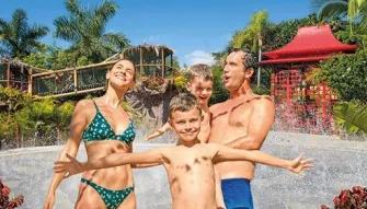 Family in Bodhi Trail at Siam Park Siam Park Bodhi Trail Family