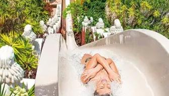 Lady on Tower of Power at Siam Park