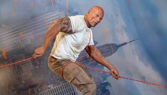 Dwayne Johnson wax figure at Madame Tussauds Orlando