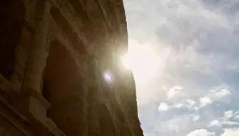 Side of the Colosseum