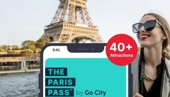 The Paris Pass. Lady on a boat on the Seine