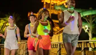 Dancing at AquaGlow