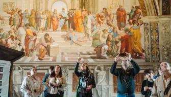 Alone in the Vatican Museum