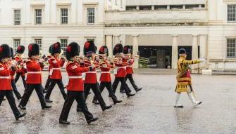 London Royal Mews at Buckingham Palace 
