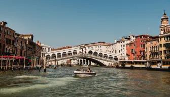 Rialto Bridge from Venice Canal