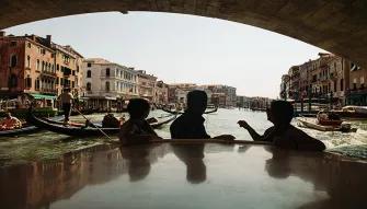 Under bridges in Venice
