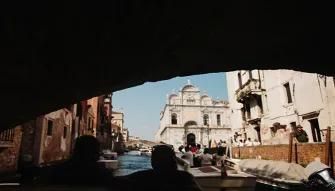 Under bridges in Venice