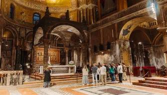 Quiet time inside the Cathedral