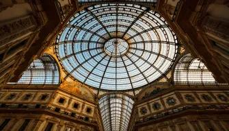 The glass dome of the Duomo