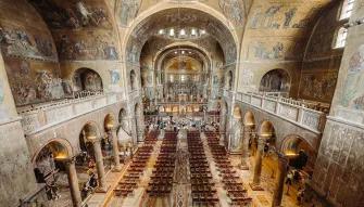 Looking down in the Cathedral