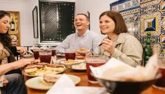 Eating Tapas in a small group