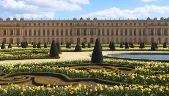 The Palace of Versailles from the gardens