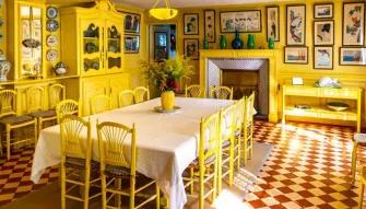 Yellow kitchen table