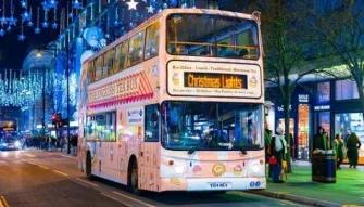 Singalong Christmas Lights with Festive Food & Drinks London Bus Tour