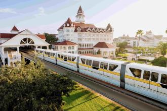 Monorail at Grand Floridian Resort & Spa