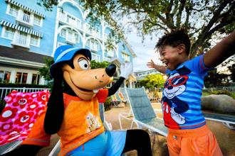 Disney's Beach Club Goofy with Guest
