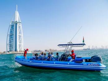 90-minute Speedboat Tour: Marina, Atlantis, Palm & Burj Al Arab