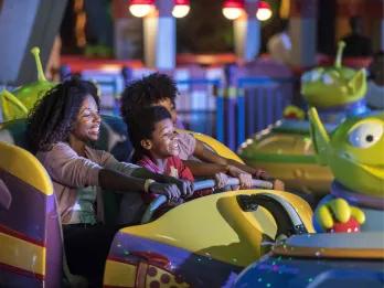 Alien Swirling Saucers