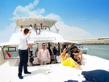Dubai Marina Luxury Yacht Share Afternoon Cruise with BBQ Dubai Marina Luxury Yacht Share Afternoon Cruise with BBQ