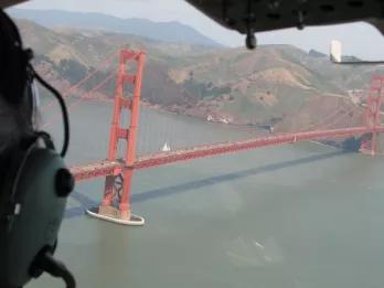 San Francisco Helicopter Tour with Sunset Dinner Cruise