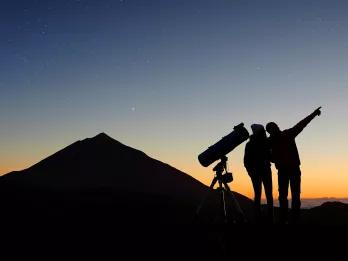 Sunset and Stars on Mount Teide 