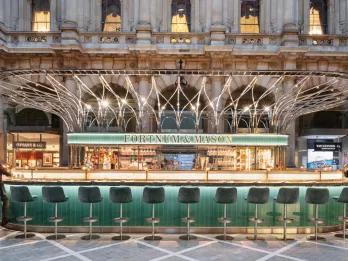 Three Course Dinner with Cocktail for Two at The Fortnum & Mason Bar and Restaurant at Royal Exchange - Experience Voucher Three Course Dinner with Cocktail for Two at The Fortnum & Mason Bar and Restaurant at Royal Exchange - Experience Voucher