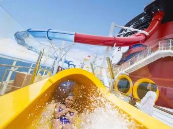 AquaDunk waterslide on Disney Magic