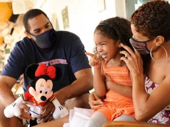 Family Aboard the Disney Magic