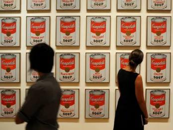 Campbell's Soup Cans by Andy Warhol at the Museum of Modern Art