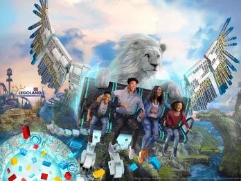 Only at LEGOLAND Windsor can you experience the incredible world of LEGO® MYTHICA: World of Mythical Creatures