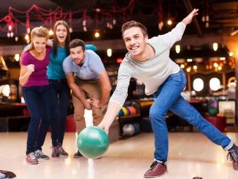 Two Games of Bowling for the Family with Meal and Drinks at Disco Bowl