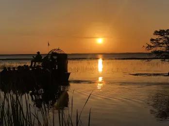 Boggy Creek Sunset Airboat Tour Boggy Creek Sunset Airboat Tour