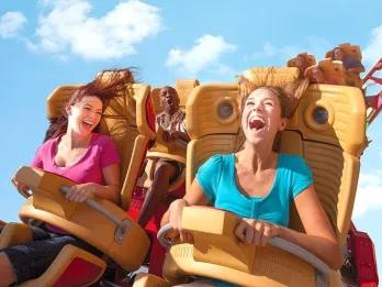Hollywood Rip Ride Rockit Guests riding Hollywood Rip Ride Rockit at Universal Studios Florida