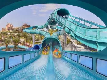 Medusa's Lair water slide at Aquaventure Dubai