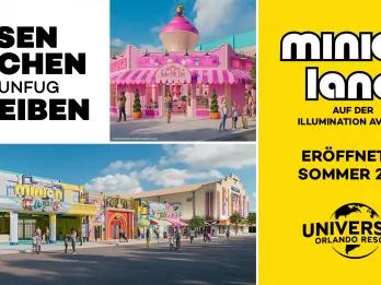 Das Minion Land eröffnet im Sommer 2023