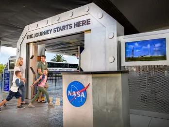 Kennedy Space Center Eingangstor zu Kennedy Space Center