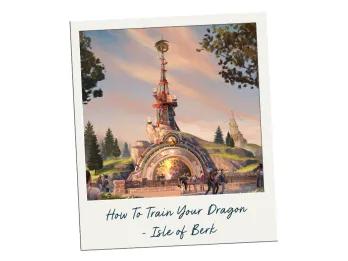 How To Train Your Dragon - Isle of Berk A polaroid labelled How To Train Your Dragon - Isle of Berk