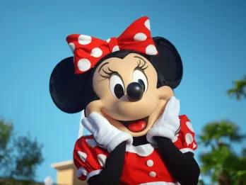 Minnie Mouse at Disneyland Paris Minnie Mouse posing at Disneyland Paris