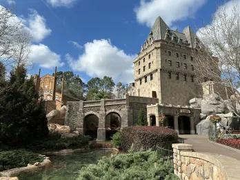 A large building designed to look like a Canadian castle