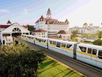 Monorail at Grand Floridian Resort & Spa Monorail at Grand Floridian Resort & Spa