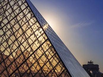 The Louvre at Sunset