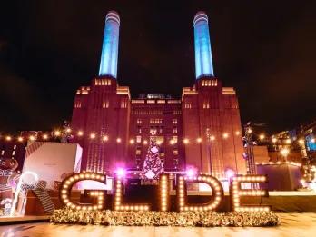 Ice Skating at Battersea Power Station