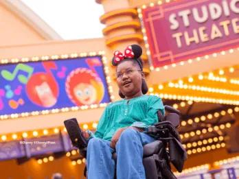 Guest at Production Courtyard, Disney Adventure World